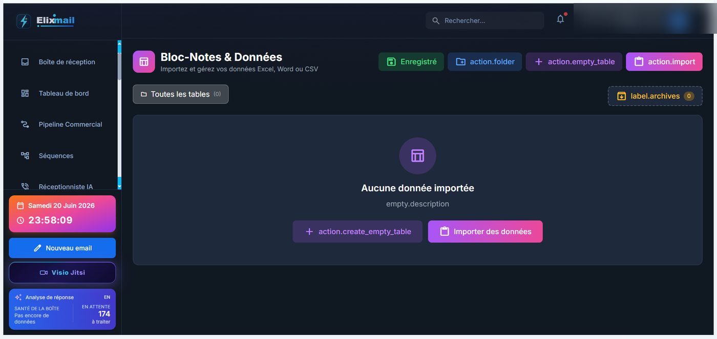 Bloc-notes — Elixmail